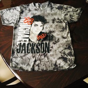 Micheal Jackson Bad Tour T Shirt Medium